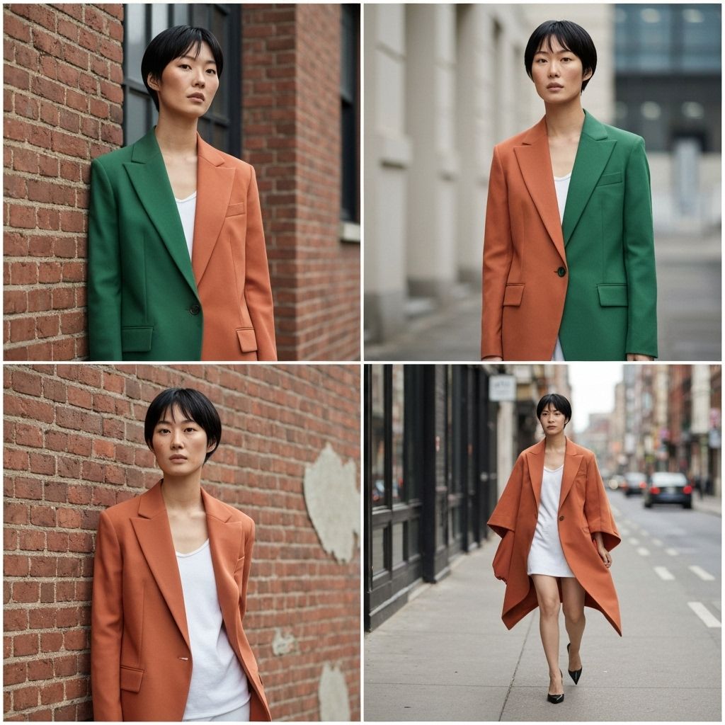 Deconstructed Wool Blazer view 3